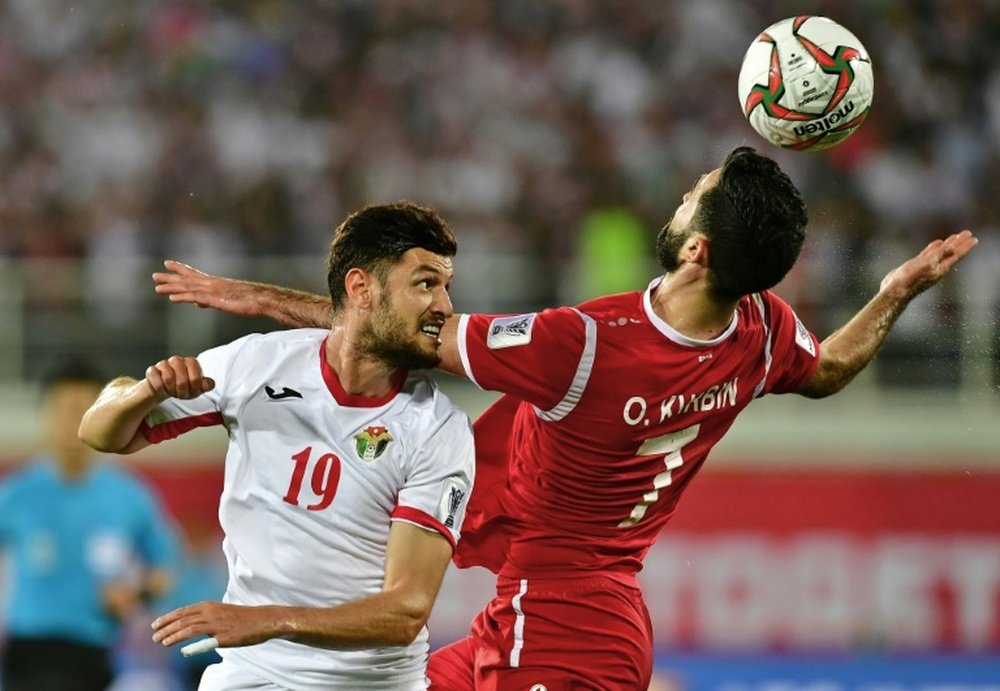 Jordan were the first side to advance to the knockout stages. AFP