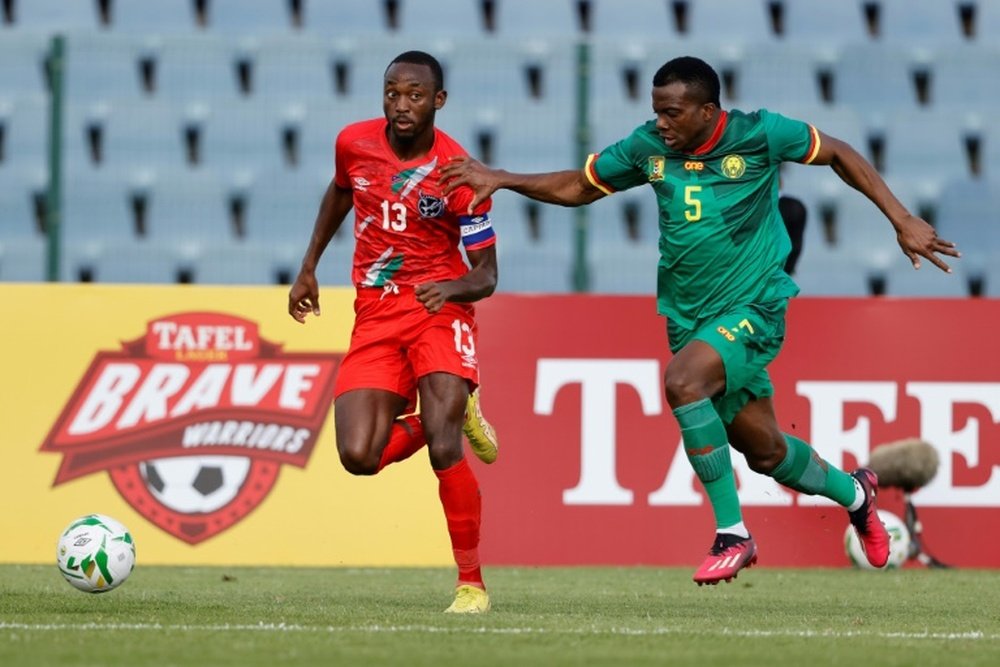 Namibia replaced Cameroon as Group C table-toppers. AFP