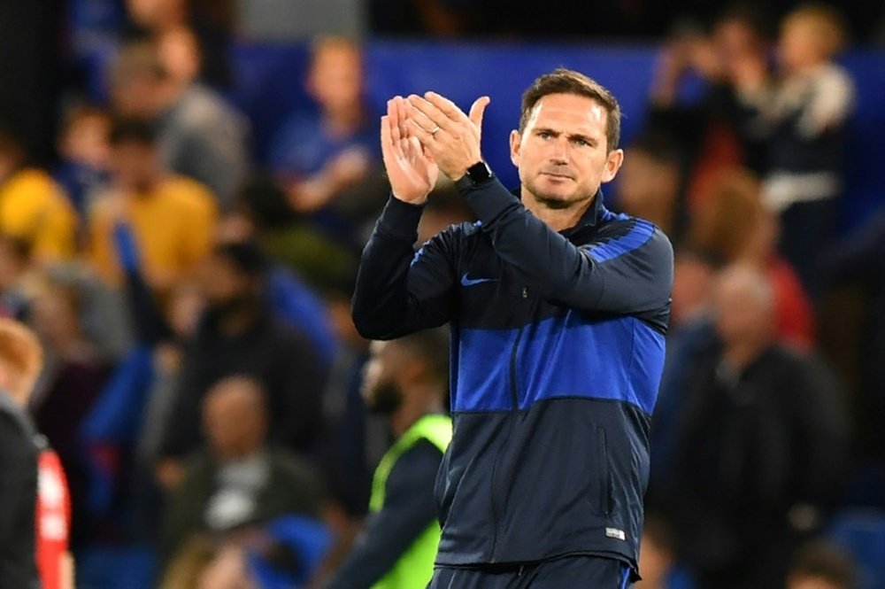 Frank Lampard is under pressure to win at home. AFP