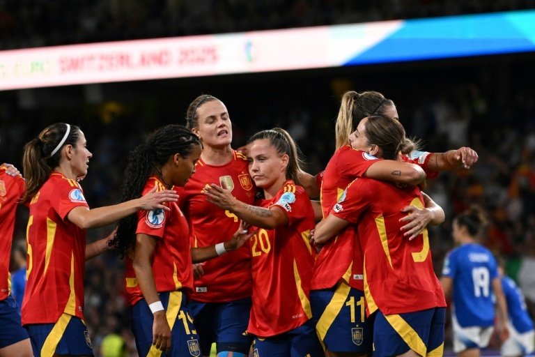 World champions Spain have been the stars of Women's Euro 2025. AFP