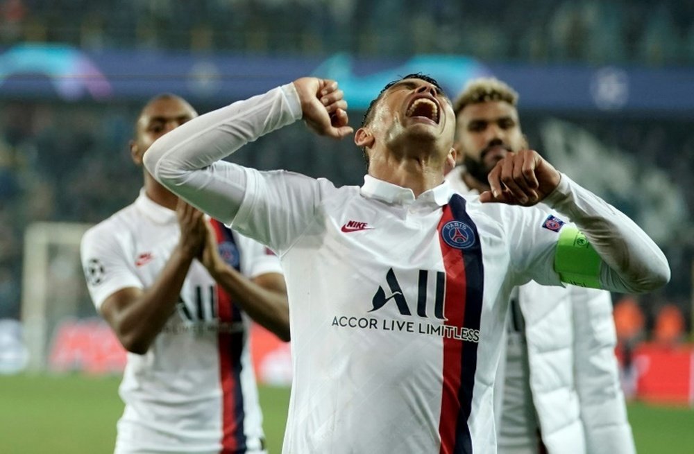 Former PSG defender Thiago Silvas Paris home was burgled. AFP