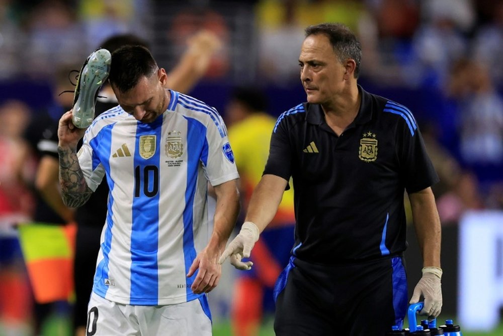 Messi missed two MLS games last week. AFP