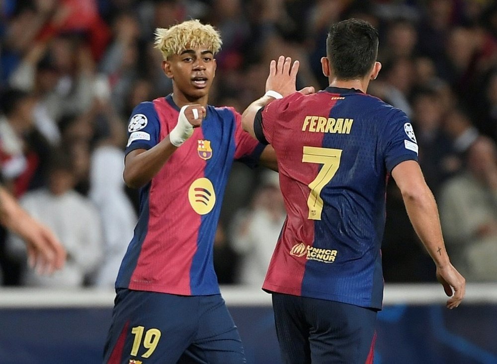 Inter's Inzaghi lavished praise on Barcelona's teenage winger Lamine Yamal. AFP