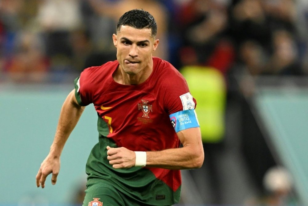Cristiano Ronaldo is playing his last World Cup. AFP