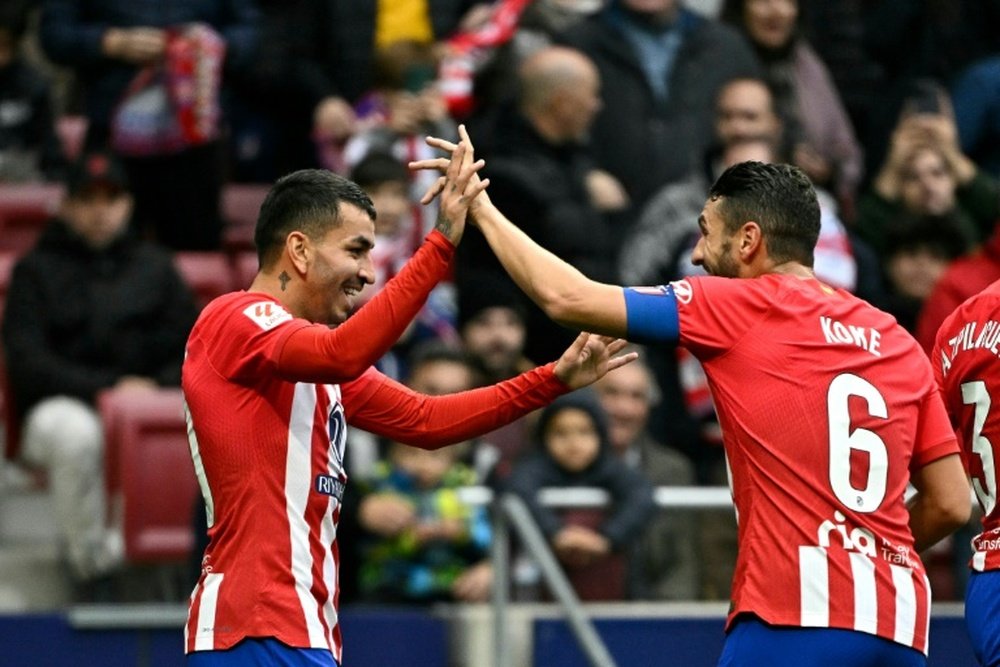 Atletico took an early two-goal lead through Morata and Correa. AFP