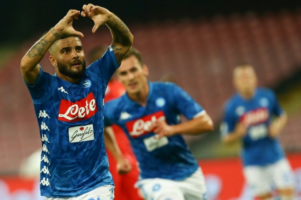 Insigne earned his side victory over Fiorentina. AFP