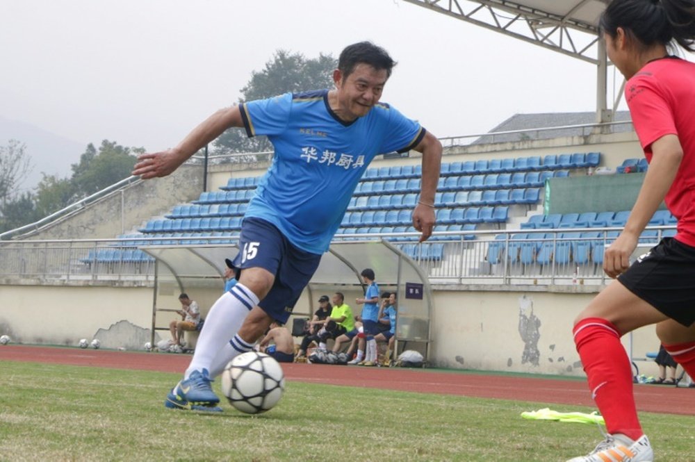 Zhao Chongshan, 63, was a professional footballer during Chinas Cultural Revolution. AFP