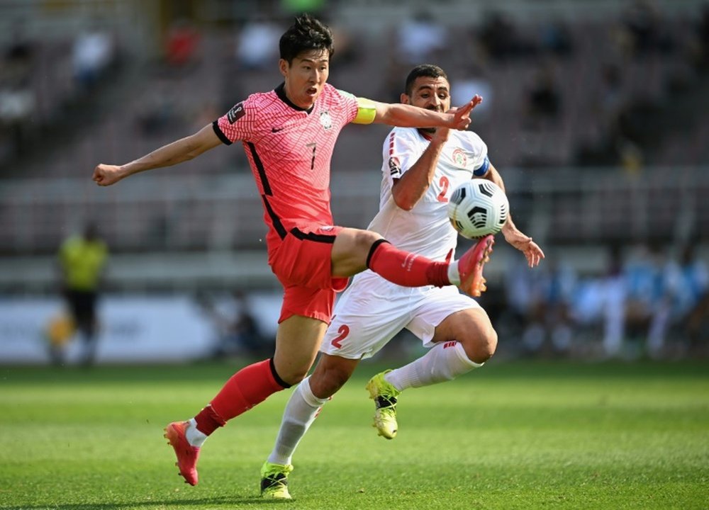 Son Heung-Min dedicated his strike to former Spurs teammate Eriksen. AFP