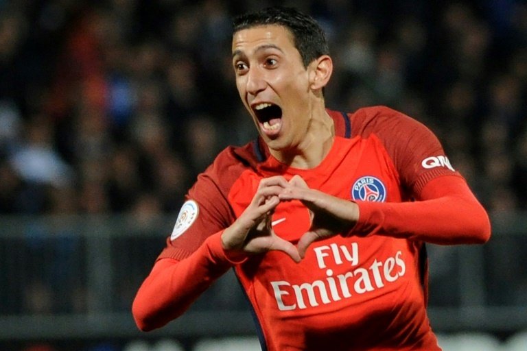 Di Maria sends PSG level with Monaco
