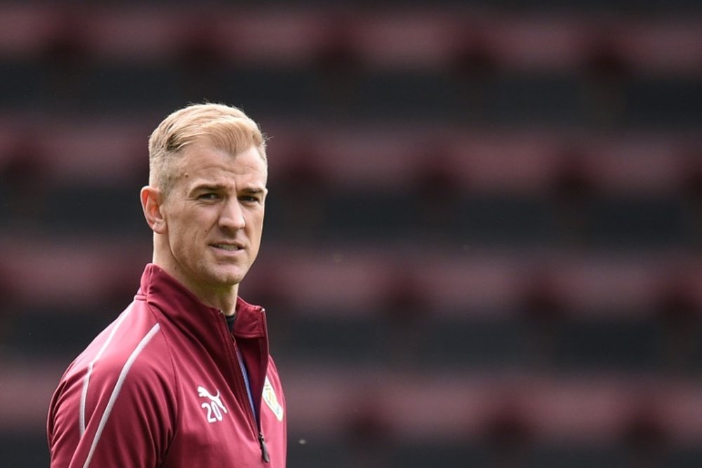 Joe Hart has signed for Tottenham. AFP