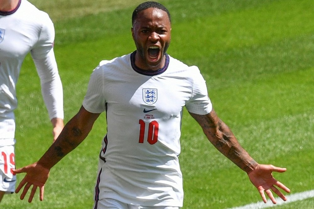 Rahem Sterling scored England's crucial goal against Croatia. AFP