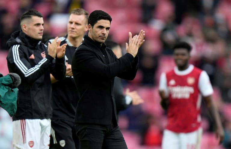 Mikel Arteta's Arsenal have missed out on European football altogether. AFP