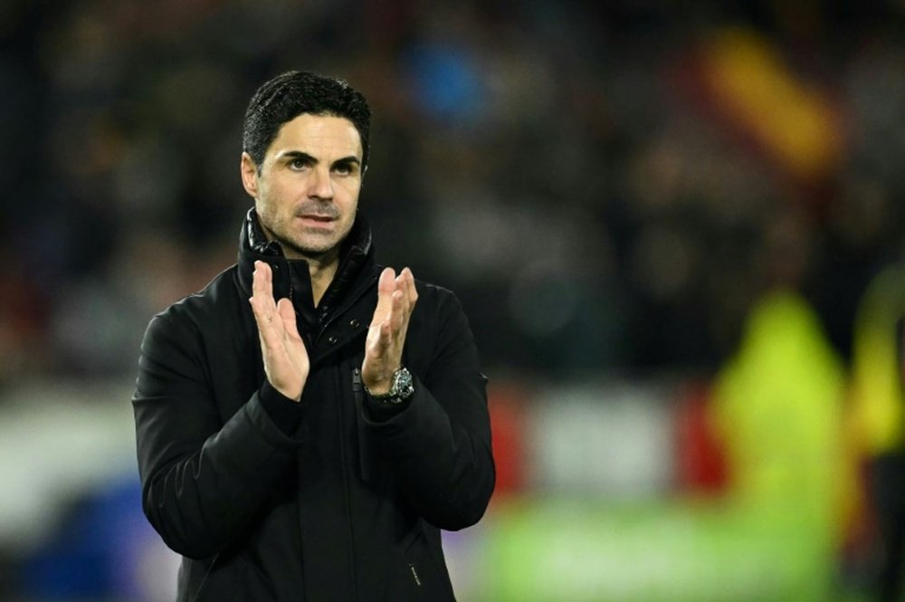 Arteta is hopeful the virus will have abated for his side's trip to Brighton. AFP