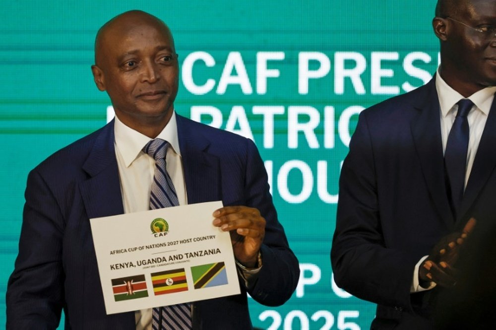 Uganda, Kenya and Tanzania will host the 2027 Africa Cup of Nation. AFP