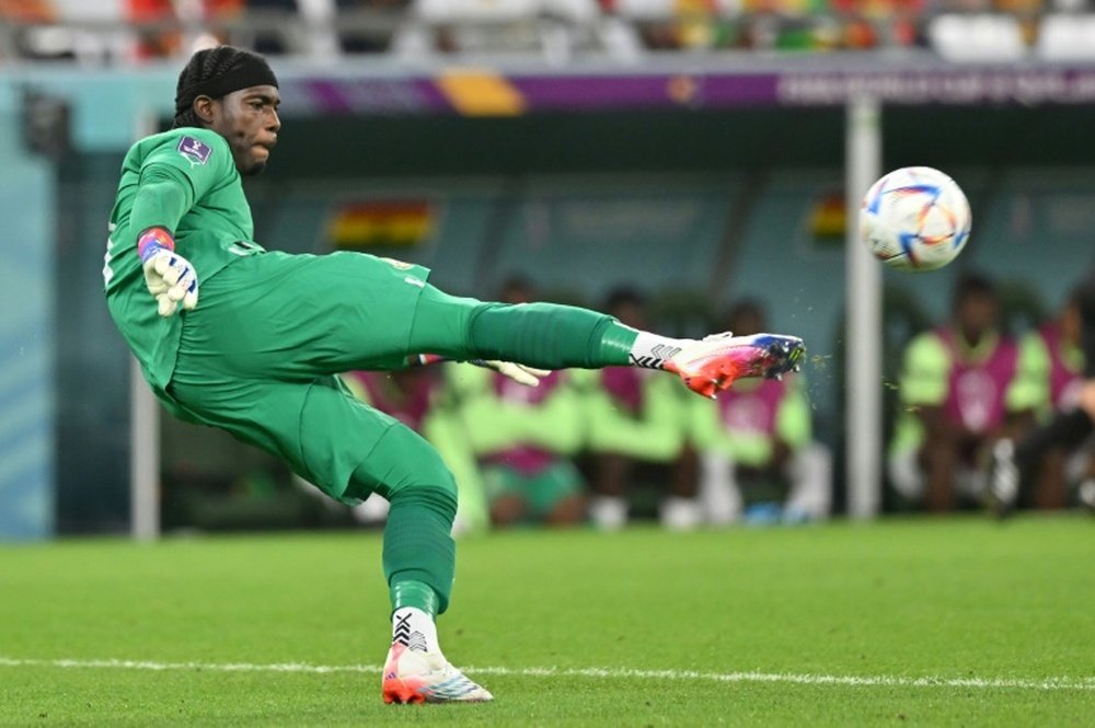 Ati-Zigi could not prevent Ghana losing to Sudan in a 2025 Africa Cup of Nations qualifier. AFP
