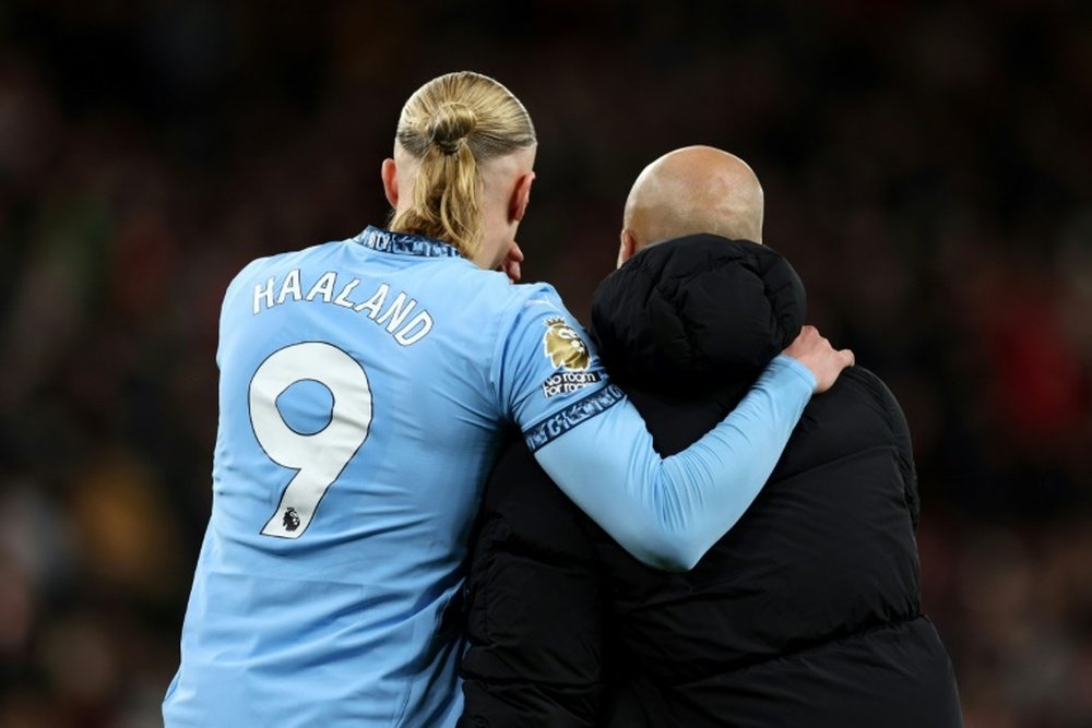 Guardiola said Haaland could get even better. AFP