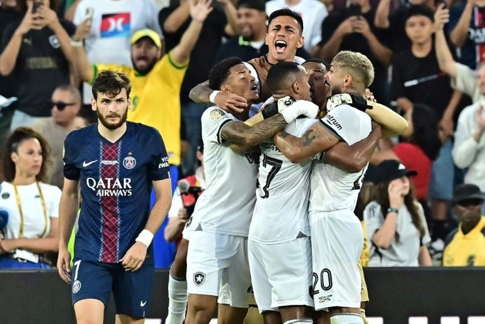 PSG suffered a shock 1-0 Club World Cup defeat against Botafogo. AFP