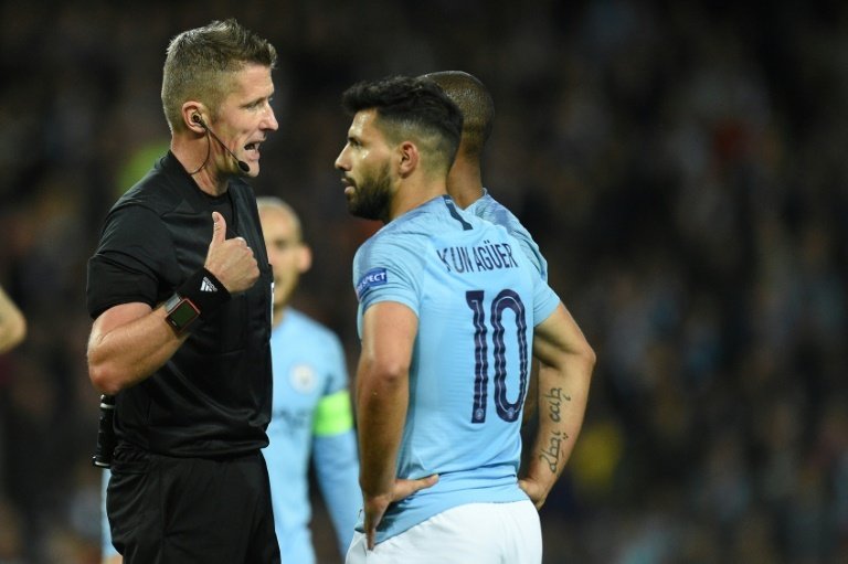 Manchester City slipped to their fourth consecutive Champions League defeat against Lyon. AFP