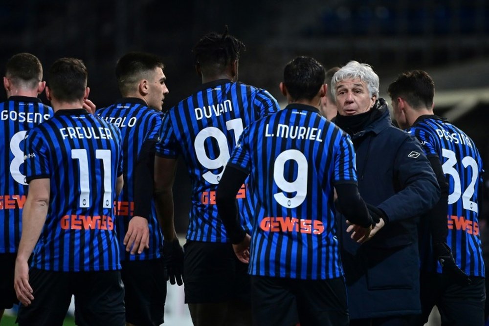 Atalanta hit five past Parma on Sunday. AFP