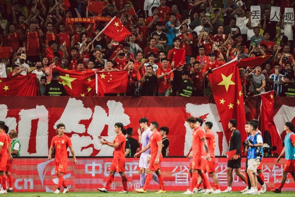 China fell 0-1 to Syria in a September friendly loss mocked by frustrated fans. AFP