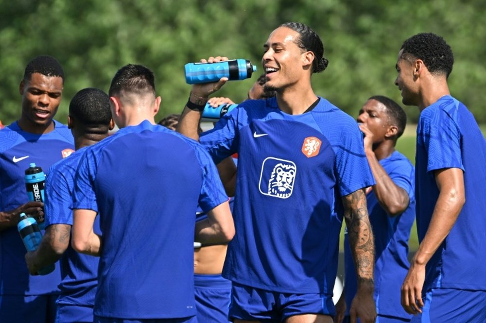 VVD speaks on the eve of the WC. AFP