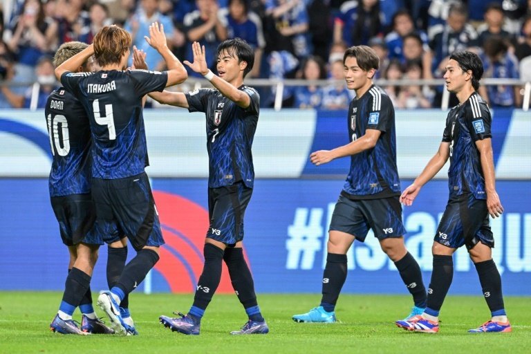 Mitoma and Endo both score as Japan thrash China 7-0 in World Cup qualifying