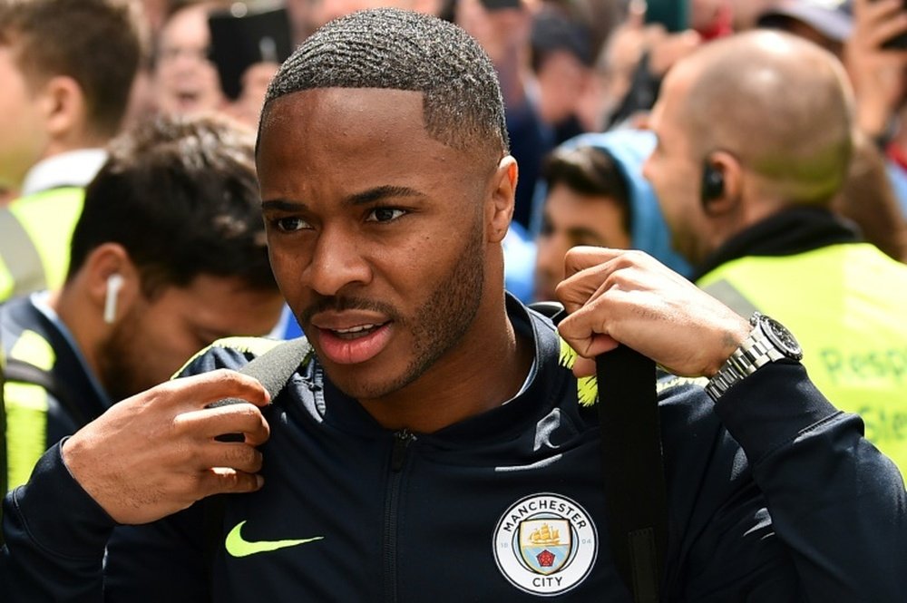 Raheem Sterling has been welcomed by the Premier League. AFP