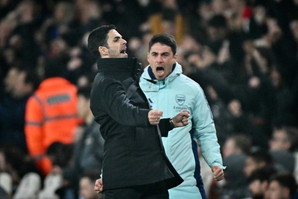 Arsenal's North-London derby win moved them within four points of Liverpool. AFP