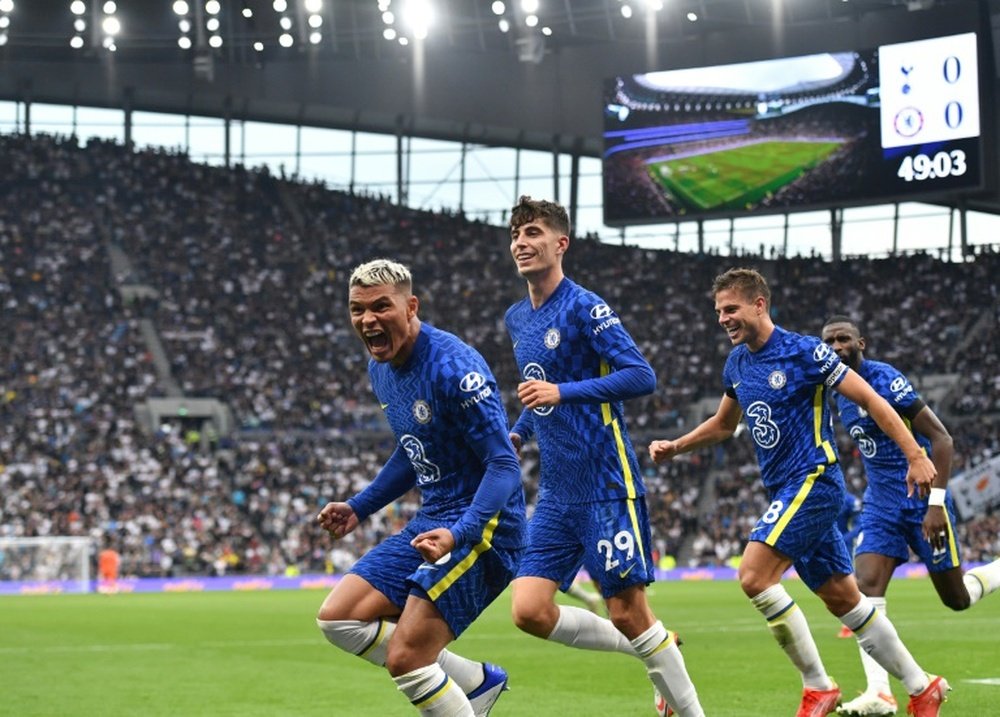 Chelsea rolls over Tottenham in a London Derby. AFP