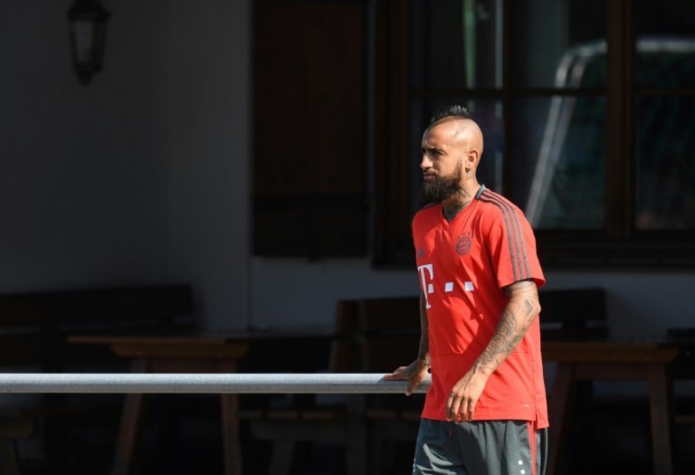 The Chilean midfileder is wanted to replace Paulinho at the Camp Nou. AFP