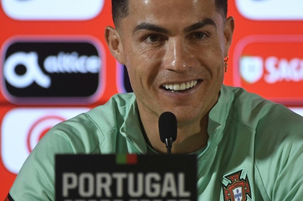 Ronaldo's pre match. AFP