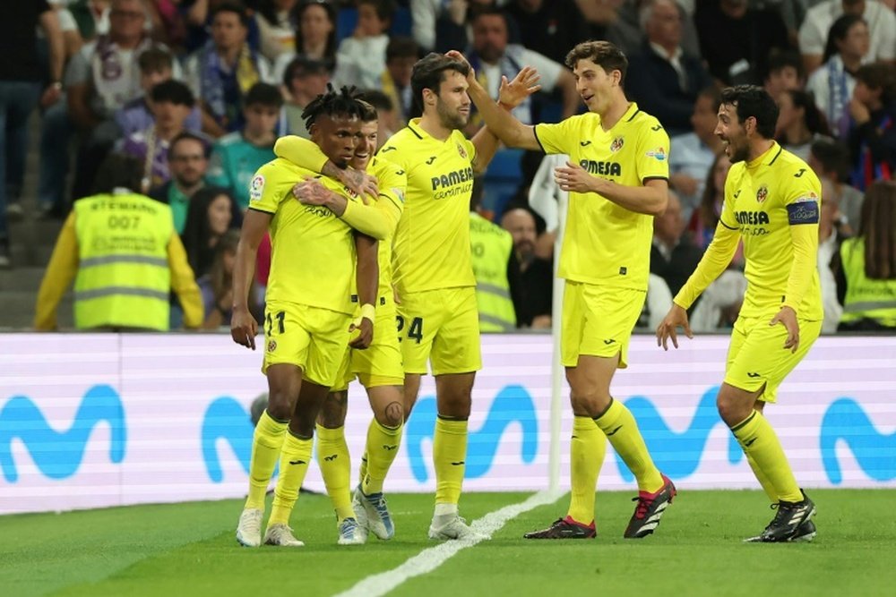 Chukwueze scored a brace for Villarreal against Madrid. AFP