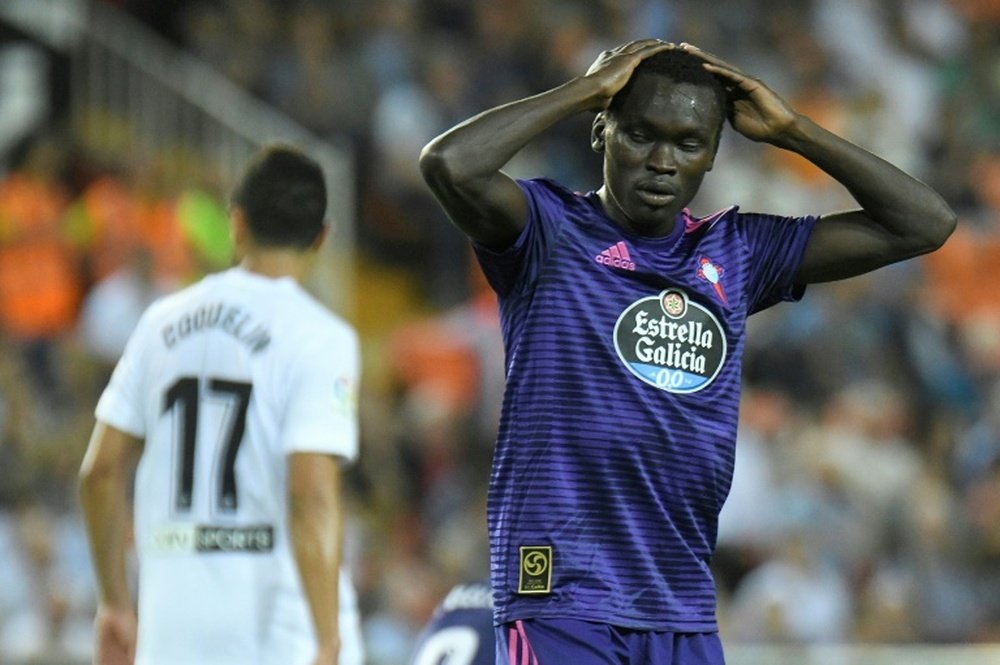 Pione Sisto is refusing to train for Celta Vigo. AFP
