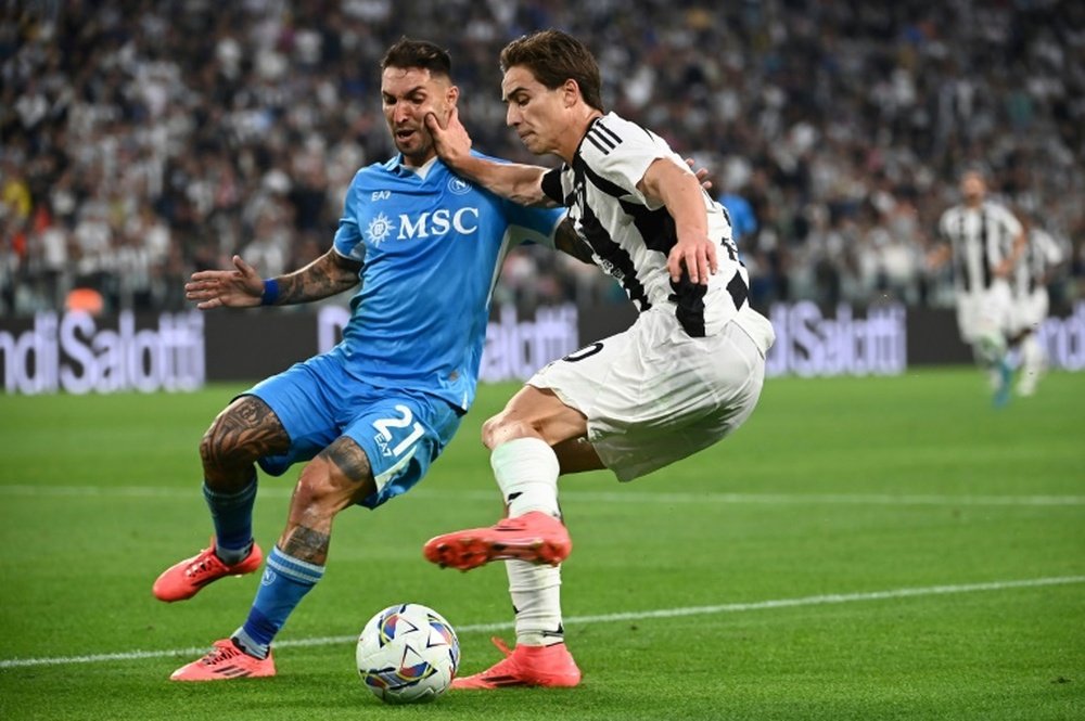 Juventus and Napoli cancelled each other out on Saturday. AFP