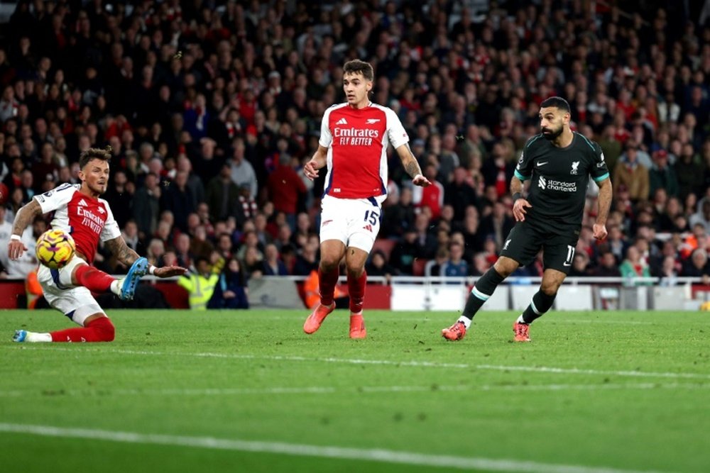 Salah scores to earn Liverpool a 2-2 Premier League draw at Arsenal.