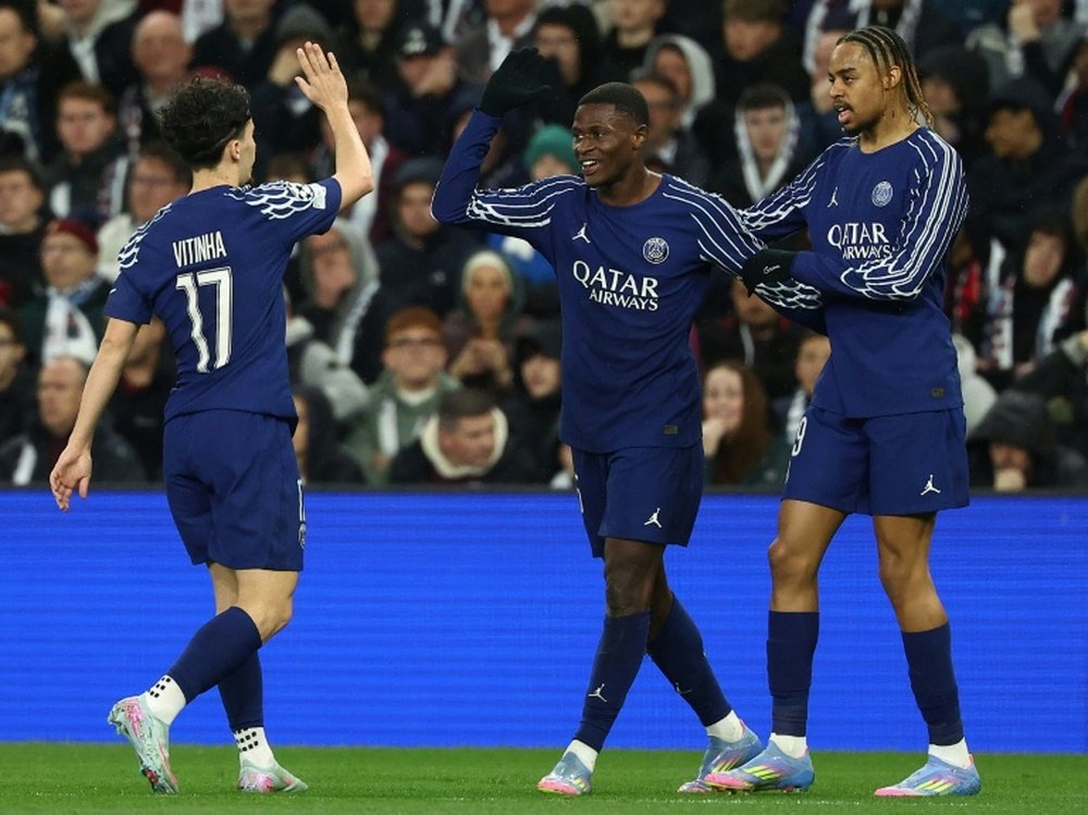 Aston Villa were so close, but it's PSG who go through to the Champions League semi-finals. AFP
