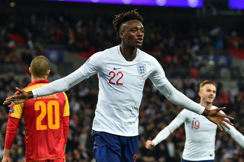 Abraham says England can go all the way at Euro 2020. AFP