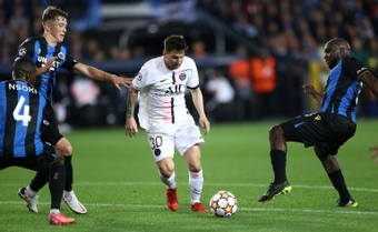 Messi makes his first start as PSG fail to win in Belgium. ATP