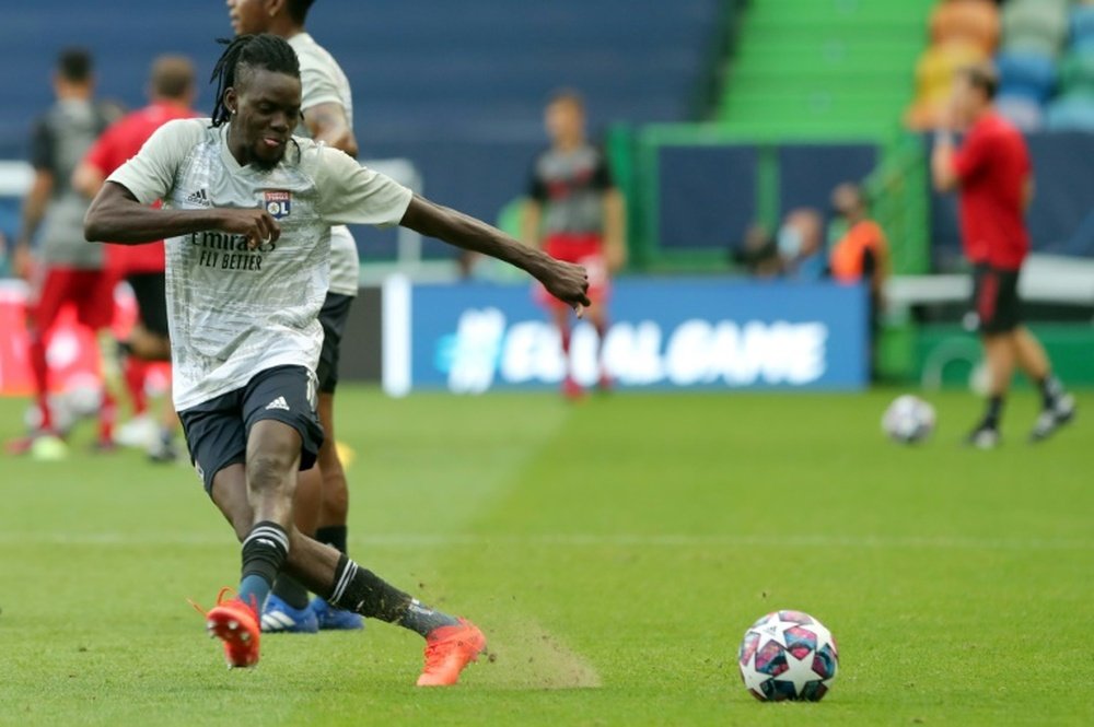 Bertrand Traore has completed his move to Aston Villa from Lyon. AFP