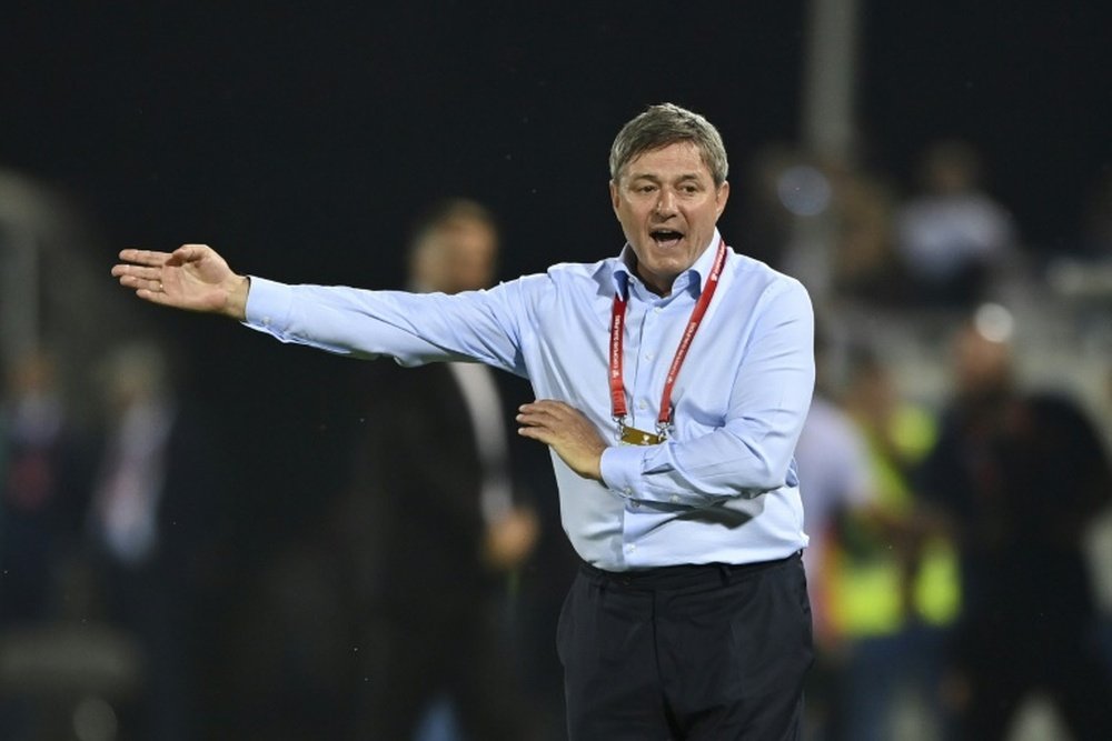 Dragan Stojkovic took over as Serbia coach in 2021. AFP
