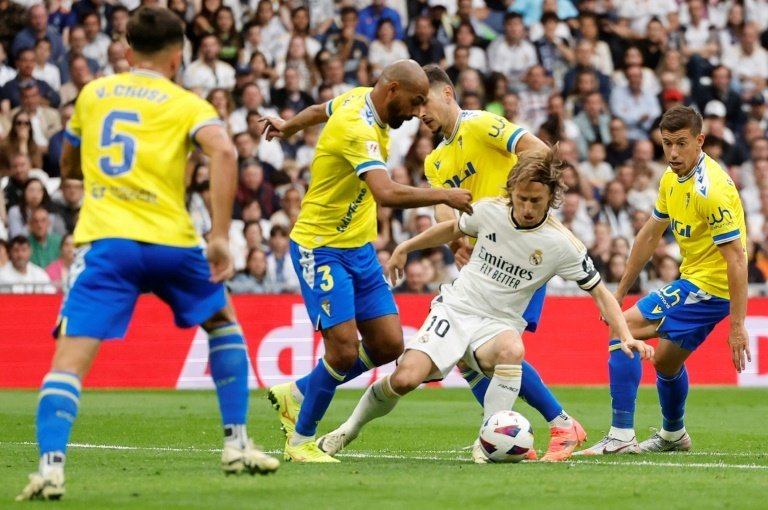 New Spanish champions Real Madrid visit suffering Granada on Saturday with La Liga's key affairs on the verge of being settled, despite four rounds of fixtures remaining.
