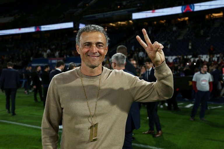 Luis Enrique is looking to cap a highly successful two years in charge at PSG. AFP