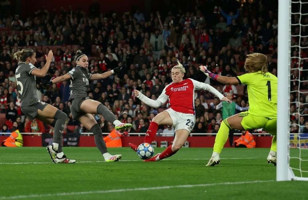 Arsenal will play all 11 of their WSL games at the Emirates Stadium next season. AFP