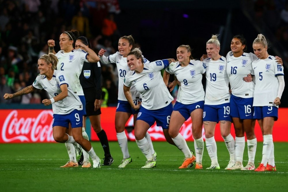 England won the penalty shootout 4-2. AFP