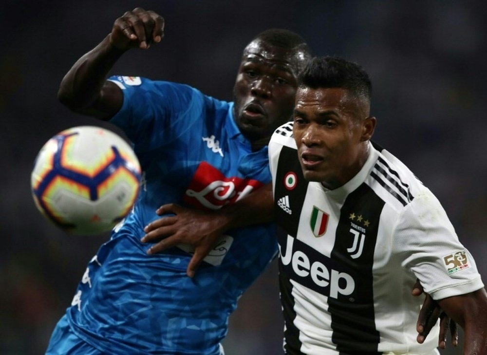 Koulibaly was subjected to abuse. AFP