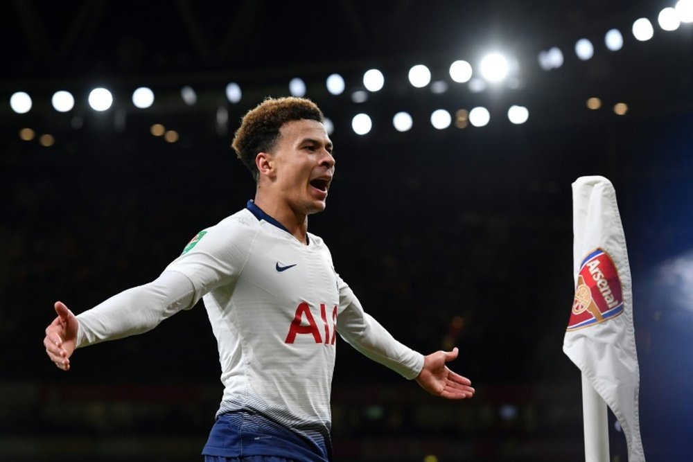 Alli was targeted. AFP