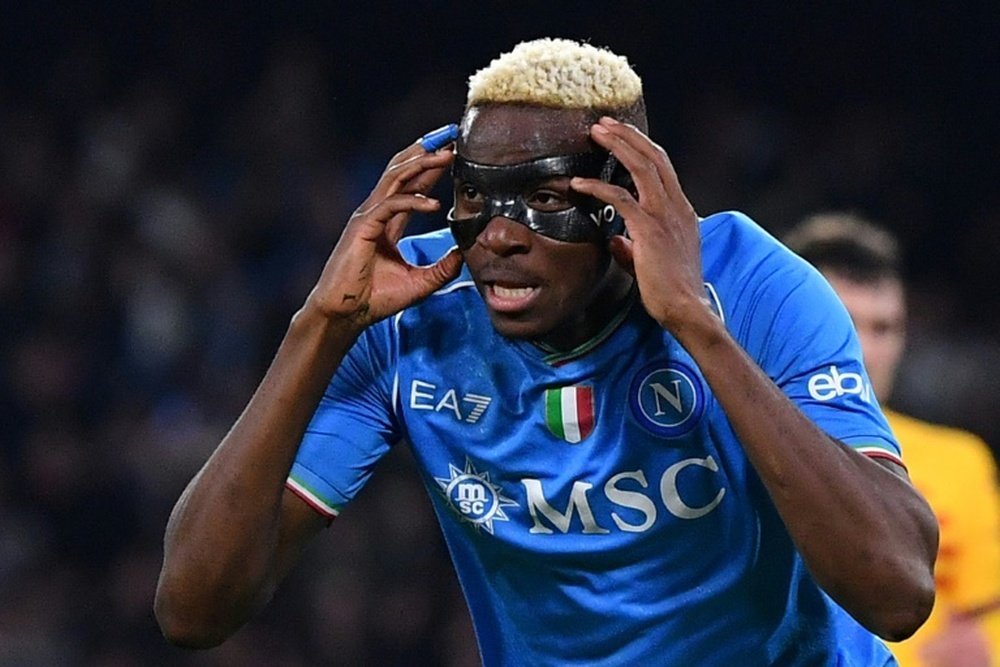 Osimhens future is one of the major stories on transfer deadline day. AFP
