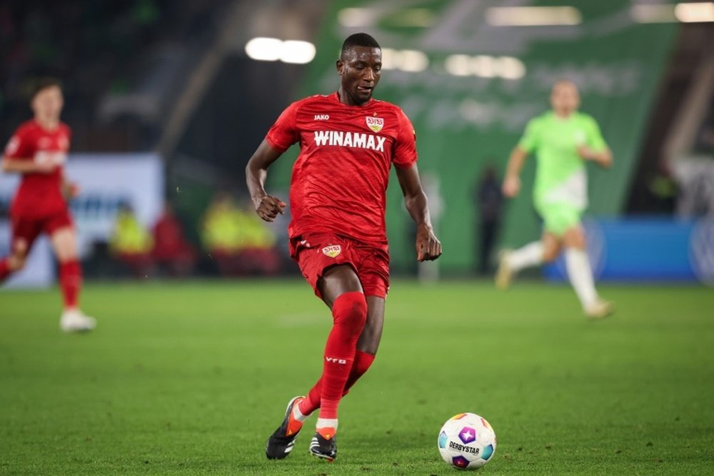 Stuttgart forward Serhou Guirassy has scored 23 goals in 21 league games this season. AFP