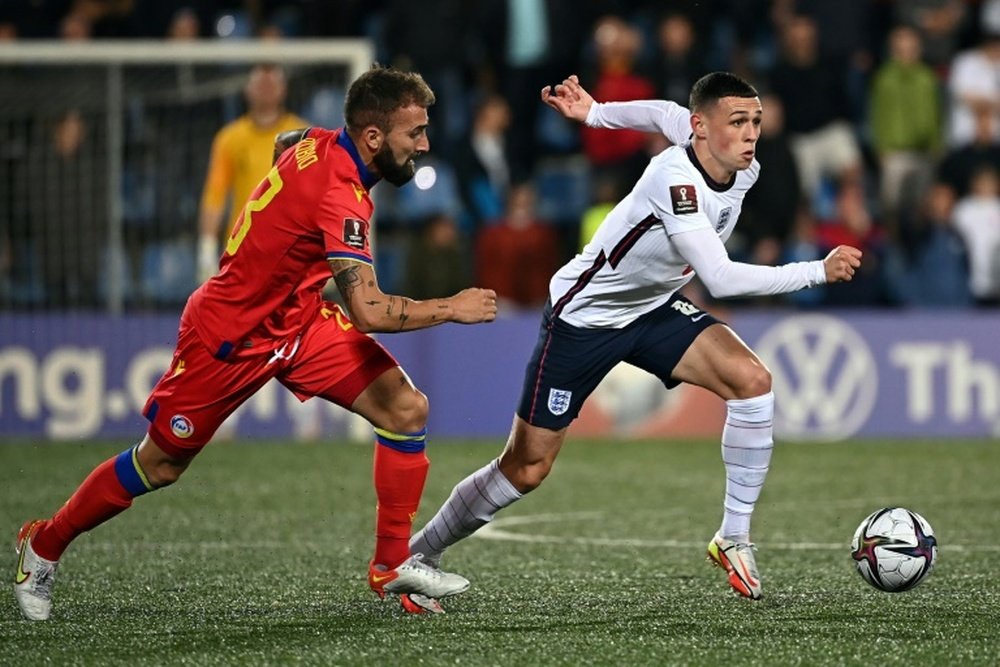 Foden ran the midfield against Andorra. AFP
