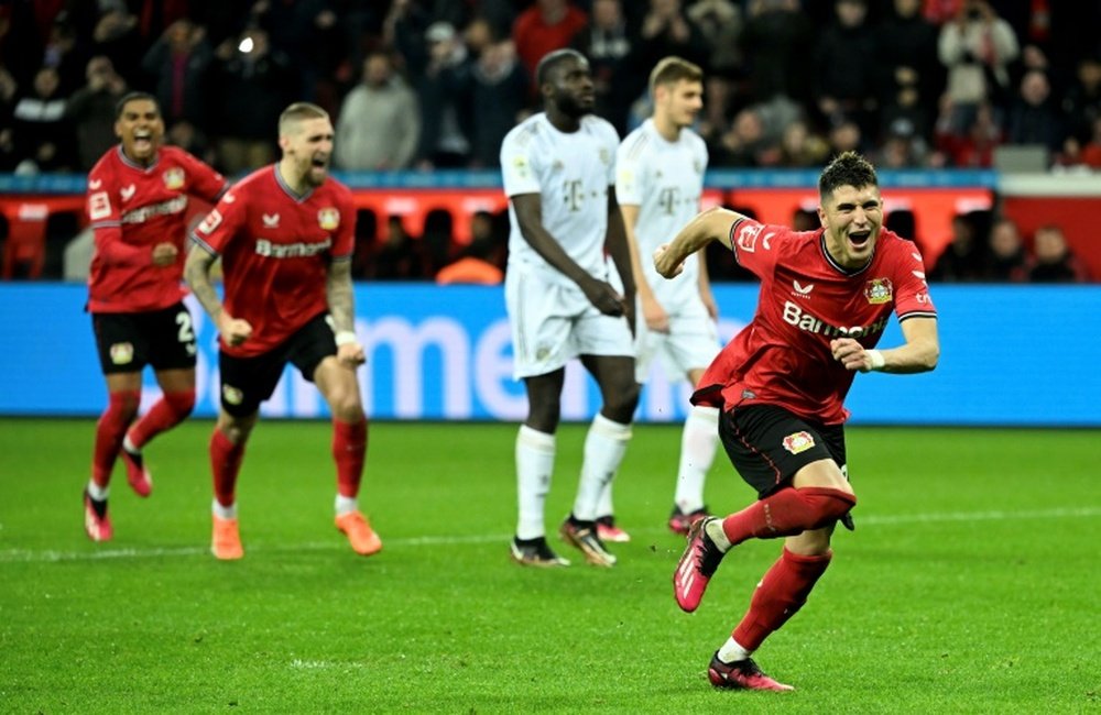 Palacios led Bayer Leverkusen to a 2-1 win over Bayern Munich on Sunday. AFP